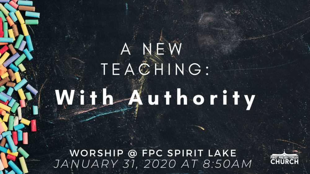 A New Teaching: With Authority Image