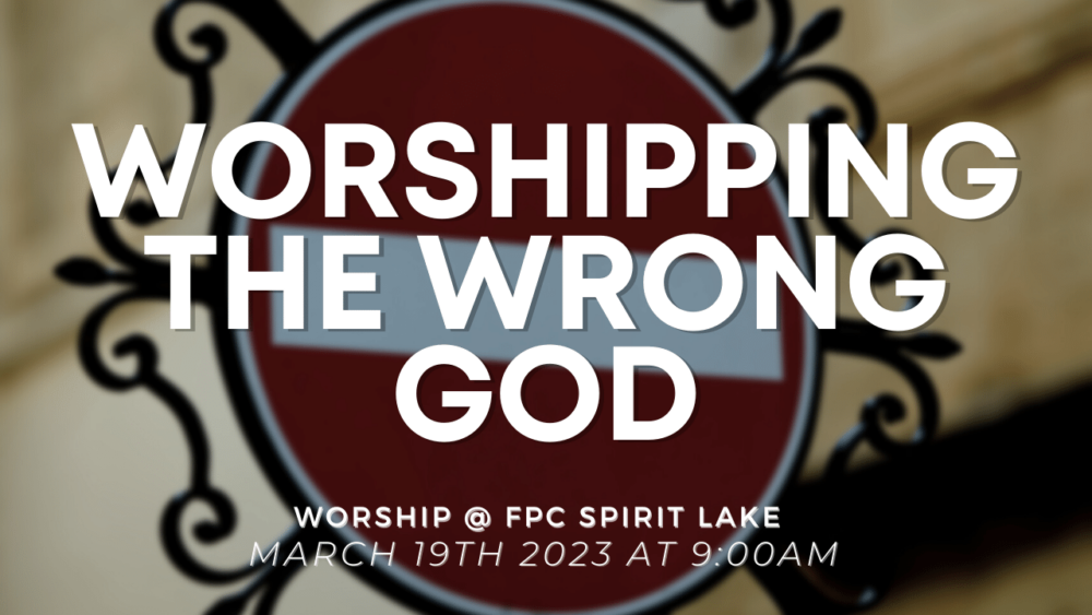 Worshipping the Wrong God Image