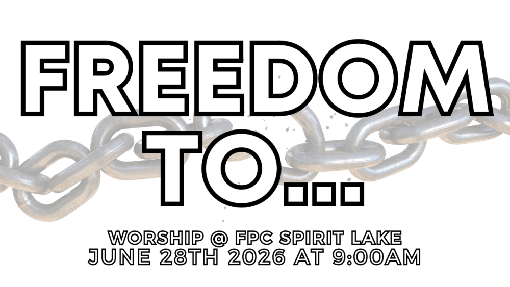 Freedom to...